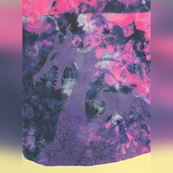 Disney Parks Maleficent Tie Dye Spirit Jersey Size L - Picture 3 of 11